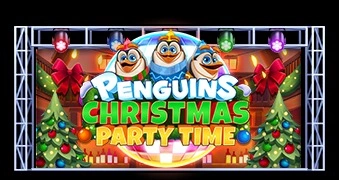 Penguins Christmas Party Time